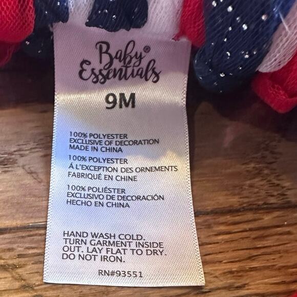 Southern Smocked Swimsuit & Patriotic Tutu 12-18M  Nautical Anchor 4th of July - Picture 5 of 16